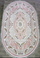 Ковер 36147A, 2*4, OVAL, PINK / PINK
