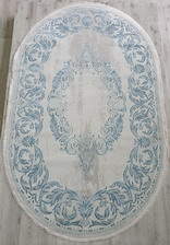 Ковер 36567A, 1,25*1,8, OVAL, BLUE / BLUE