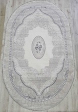 Ковер 36548A, 1,5*4, OVAL, GREY / L.GREY