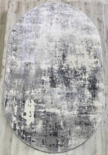 Ковер 36540A, 1,5*2,3, OVAL, GREY / L.GREY