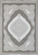 Ковер 36846B, 0,83*1,5, OVAL, L.BEIGE / D.VIZON