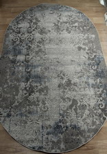 Ковер ARMINA_03852A, 0,8*1,5, OVAL, BLUE - BLUE