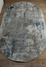 Ковер ARMINA_03853A, 0,8*1,5, OVAL, BLUE - BLUE