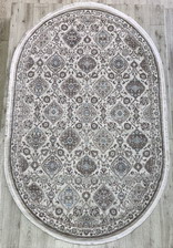 Ковер 36858A, 2*4, OVAL, L.BEIGE / BLUE