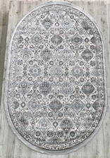 Ковер 36858A, 2*4, OVAL, L.GREY / BLUE