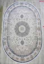 Ковер 36980X, 2,5*3,5, OVAL, BLUE / BLUE