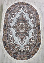 Ковер 36319A, 0,8*1,5, OVAL, CREAM / CREAM