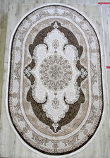 Ковер 36945A, 1,5*2,3, OVAL, BROWN / BROWN