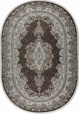 Ковер 37056C, 1,5*2,3, OVAL, BEIGE / BROWN