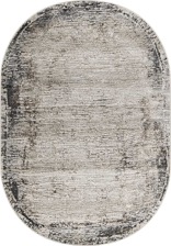Ковер 38548A, 1,25*1,8, OVAL, GREY FLS / CREAM FLS