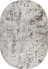 Ковер 38549A, 0,83*1,5, OVAL, BROWN FLS / CREAM FL