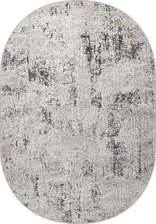 Ковер 38549A, 0,83*1,5, OVAL, GREY FLS / CREAM FLS