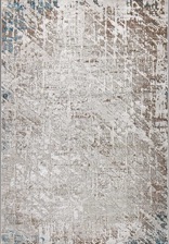 Ковер 38551A, 0,83*1,5, STAN, BLUE FLS / CREAM FLS