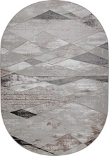Ковер 37887B, 1,5*3, OVAL, BEIGE FLS / BEIGE FL