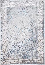 Ковер 37888A, 0,83*1,5, STAN, BLUE FLS / BEIGE FLS