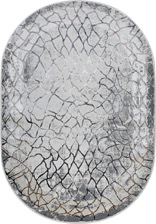 Ковер 37888A, 0,83*1,5, OVAL, GREY FLS / BEIGE FLS