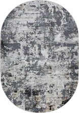 Ковер 37896A, 1,5*2,3, OVAL, GREY FLS / BEIGE FLS
