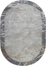 Ковер 37897A, 2*2,9, OVAL, BEIGE FLS / BEIGE FL