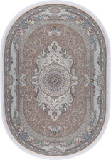 Ковер G144, 1,5*2,25, OVAL, NESCAFEE