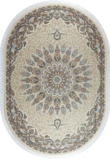 Ковер G203, 1,2*1,7, OVAL, CREAM