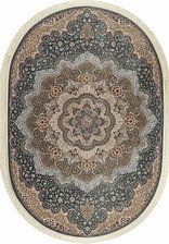 Ковер P558, 2*3, OVAL, D.BLUE