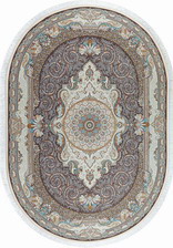 Ковер G144, 1,5*2,25, OVAL, MELANJ / P