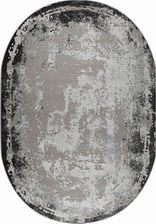 Ковер 36897J, 0,8*1,5, OVAL, L.GREY / GREY
