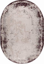 Ковер 36897J, 0,6*1,1, OVAL, L.GREY / LILA