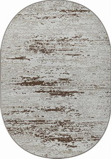 Ковер 37441C, 0,6*1,1, OVAL, BEIGE / D.BEIGE