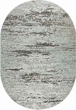 Ковер 37441C, 0,6*1,1, OVAL, GREY / L.GREY