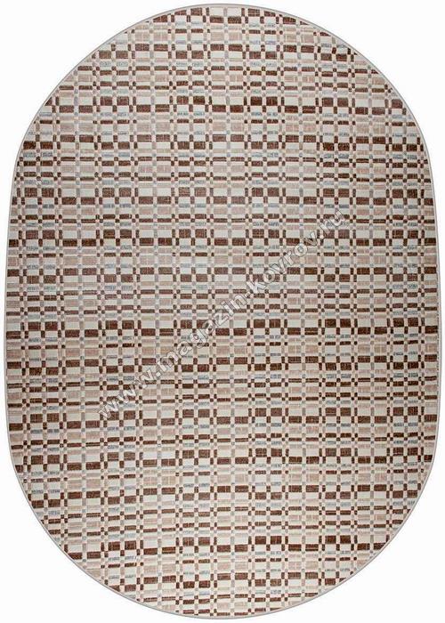 39456A, 3*5, OVAL, D.BEIGE / BEIGE