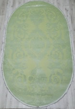 Ковер 36282E, 0,6*1,1, OVAL, GREEN / GREEN