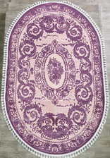 Ковер P4204B, 2,5*3,4, OVAL, LILA / LILA