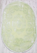 Ковер P4204C, 2,5*3,4, OVAL, GREEN / GREEN