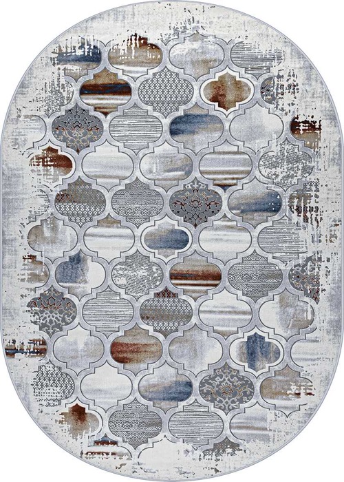 37373A, 0,8*1,5, OVAL, TERRA / L.GREY