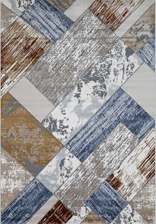 Ковер 37932A, 0,8*1,5, STAN, BLUE / L.BEIGE