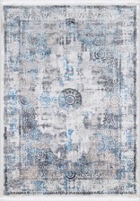 Ковер 37908C, 0,83*1,5, STAN, BLUE FLS / BEIGE FLS