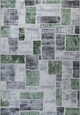 Ковер 38471A, 0,8*1,5, STAN, GREEN FLS / L.GREY
