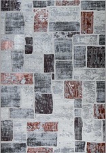Ковер 38471A, 0,8*1,5, STAN, ROSE FLS / L.GREY