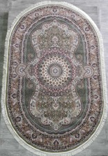 Ковер 7705, 1,2*1,7, OVAL, COFFEE / COFFEE