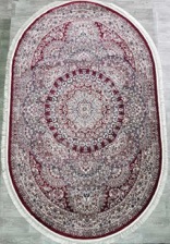 Ковер 9913, 1,6*4, OVAL, BORDO / BORDO