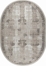 Ковер 36937A, 1,5*2,3, OVAL, BROWN / BEIGE