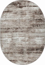 Ковер 36952A, 1,5*1,5, OVAL, BROWN / BEIGE