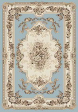 Ковер VALENCIA DELUXE_4015, 1,5*3, STAN, L.BLUE-BROWN