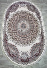 Ковер 7522, 0,8*1,5, OVAL, KEMIK / BORDO