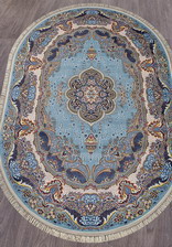 Ковер ARAVIA_6807, 2*4, OVAL, BLUE
