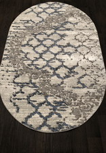 Ковер ARMINA_03854A, 1,6*2,3, OVAL, BLUE - BLUE