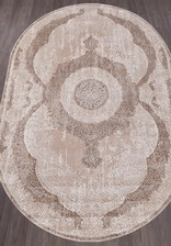 Ковер ARMINA_03880B, 3*6, OVAL, BROWN - BROWN