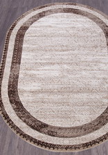 Ковер ARMINA_04041B, 1,6*2,3, OVAL, DARK BROWN