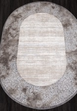 Ковер ARMINA_04070C, 2,4*3,4, OVAL, GREY - BROWN